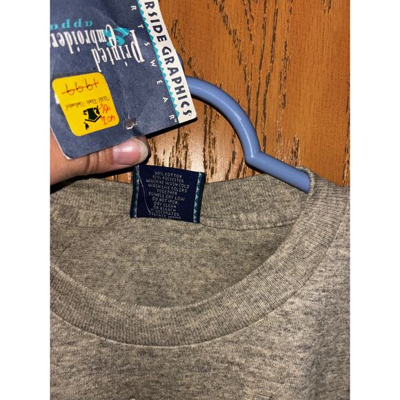 Vintage Harborside Graphics moose graphic double-sided image t-shirt NWT Medium - Picture 6 of 9